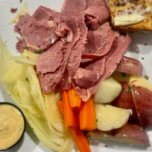 Corned Beef and Cabbage Platter