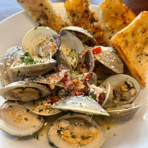 Steamed Clams Casino