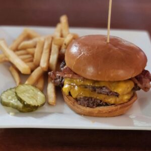Double Smash Bacon Cheeseburger